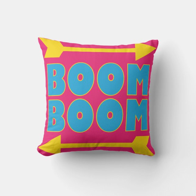 Coussin Boom de boom (Recto)