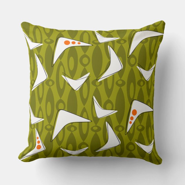 Coussin Boomerangs et Balles (Recto)