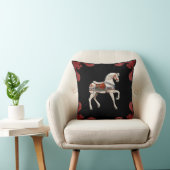 Coussin Bordure rouge crâne du carrousel (Chaise)