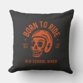 Coussin Born to Ride (Recto)