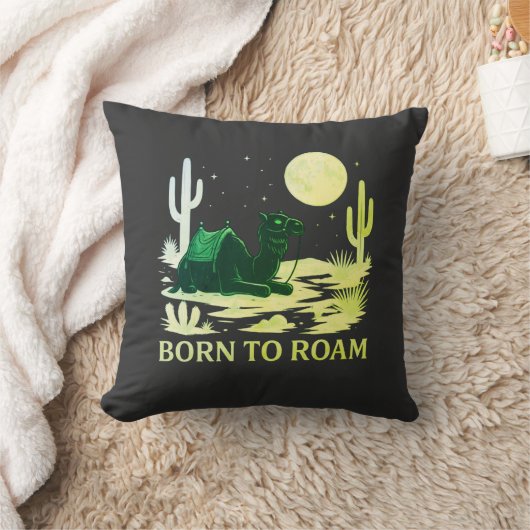 Coussin Born to Roam (Couverture)