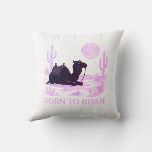Coussin Born to Roam (Verso)