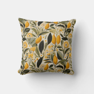 Coussin Bosquet botanique de citron