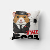 Coussin Boss Hamster Kawaii (Recto)