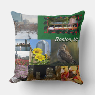 Coussin Boston, Massachusetts Photo Collage