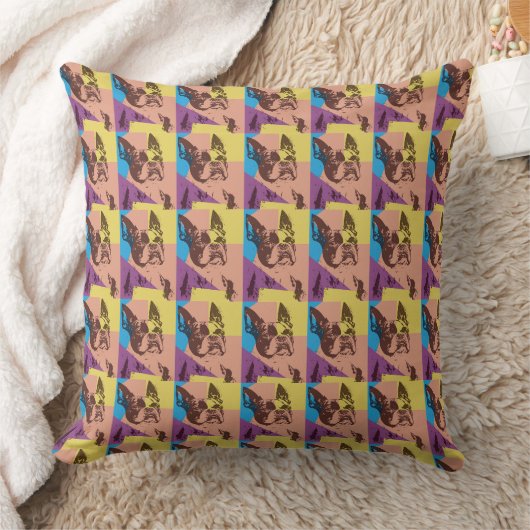 Coussin Boston Terrier (Couverture)