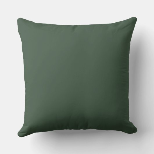 Coussin botanical green leaf pillow (Verso)