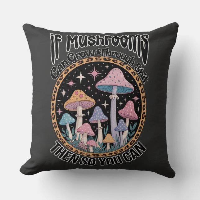 Coussin Botanical Mushroom (Recto)