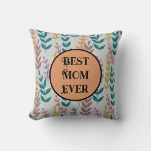 Coussin Botanique couleur Feuille aquarelle Boho