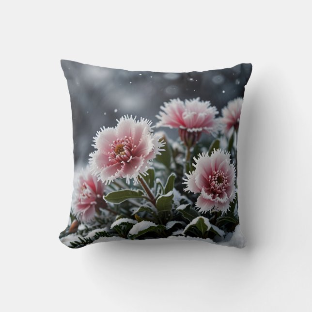Coussin Botanique d'hiver (Recto)