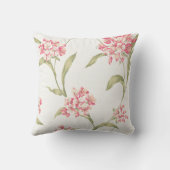 coussin botanique floral de motif d'hortensia (Verso)