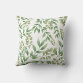 Coussin Botanique Forêt Botanique Animaux Baby Nursery (Verso)