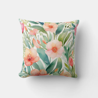 Coussin Botaniques du printemps frais