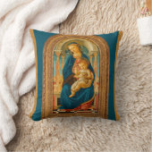 Coussin Botticelli (1445-1510) Madonna & Child Enthroned (Couverture)