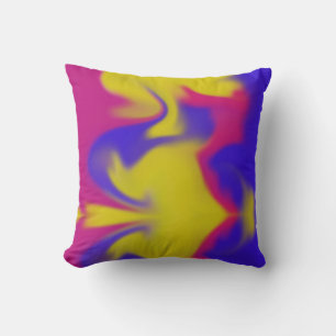 Coussin Bouche colorée