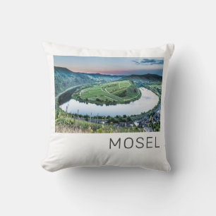 Coussin Boucle de la Moselle Calmont Bremm Souvenir de la