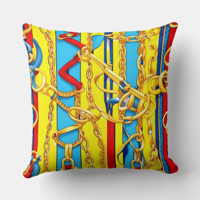 COUSSIN BOUCLES, SANGLES ET CHAÎNES (Verso)