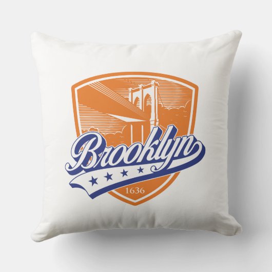 Coussin Bouclier Brooklyn avec Swoosh Design (Verso)