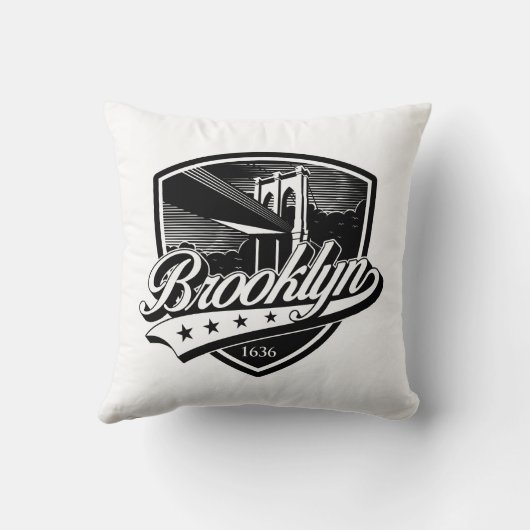 Coussin Bouclier Brooklyn avec Swoosh Design (Verso)