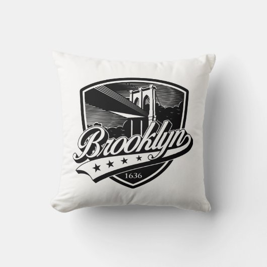 Coussin Bouclier Brooklyn avec Swoosh Design (Recto)