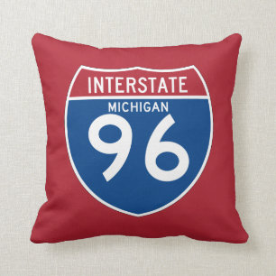 Coussin Bouclier d'autoroute nationale du Michigan MI I-96