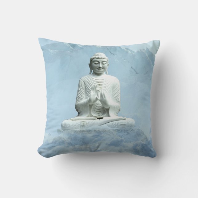 Coussin Bouddha dans les nuages (Recto)