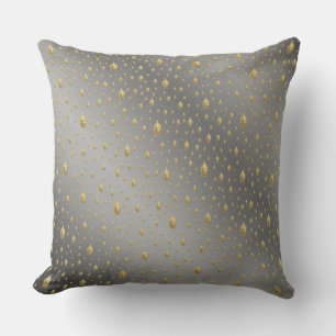 Coussin bouddha, doré + bouddha, motif asiatique, brillant