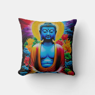 Coussin Bouddha Éveil Lumineux