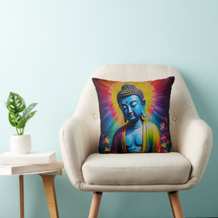 Coussin Bouddha Rayons sacrés de paix