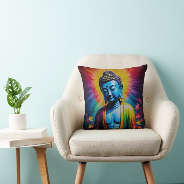 Coussin Bouddha Rayons sacrés de paix (Chaise)
