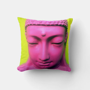 Coussin bouddha rose