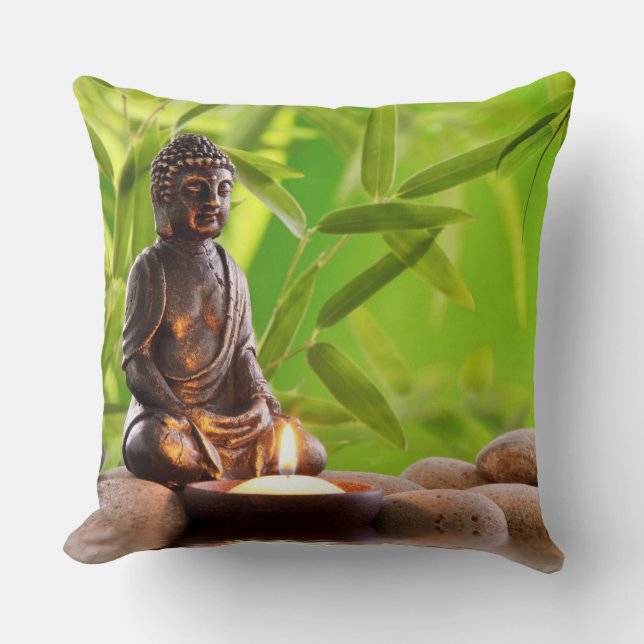 Coussin Bouddha Zen (Recto)