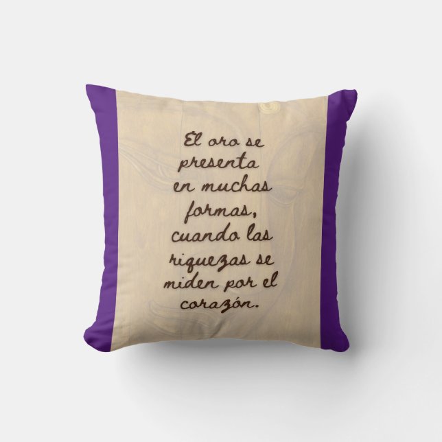 Coussin BouddhaAujourd'hui V1 #4 Citation de l'oreiller de (Recto)