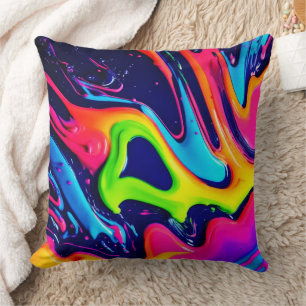 Coussin Bouffées Abstraites
