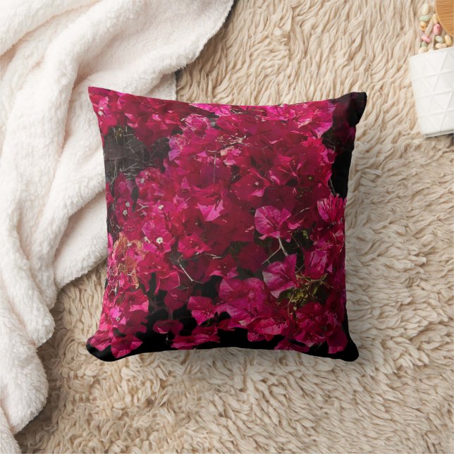 Coussin Bougainvillea Arbuste de vinification Tropical Rou (Couverture)