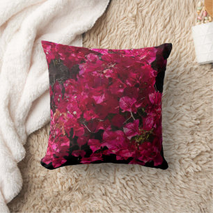 Coussin Bougainvillée Rouge Arbuste Grimpant Tropical Phot