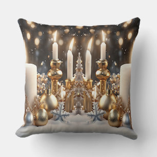 Coussin Bougies de vacances Jeter l'oreiller