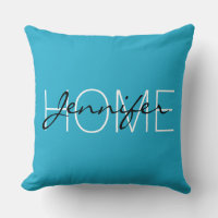 Boule bleu couleur maison monogramme