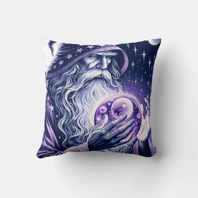 Coussin Boule de cristal de l'espace céleste violet pour l (Verso)
