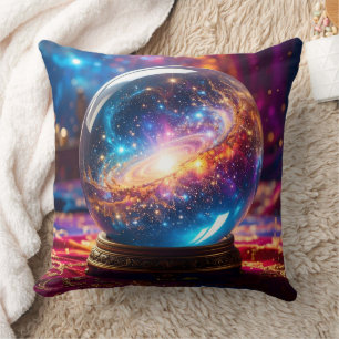 Coussin Boule de Cristal - Je vois un événement cosmique d