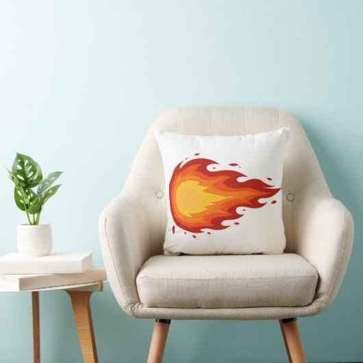 Coussin Boule de feu et bouclier (Chaise)