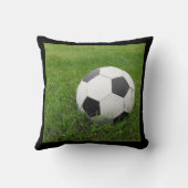 Coussin Boule de football en herbe (Verso)