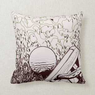 Coussin Boule de golf avec putteur