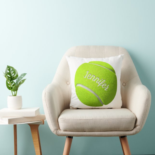 Coussin Boule de tennis personnalisée (Chaise)