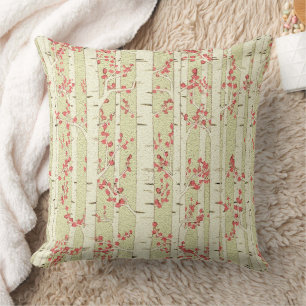 Coussin bouleaux
