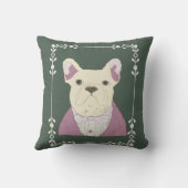 Coussin Bouledogue français (Verso)