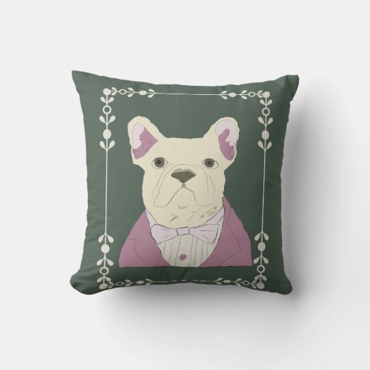 Coussin Bouledogue français (Recto)