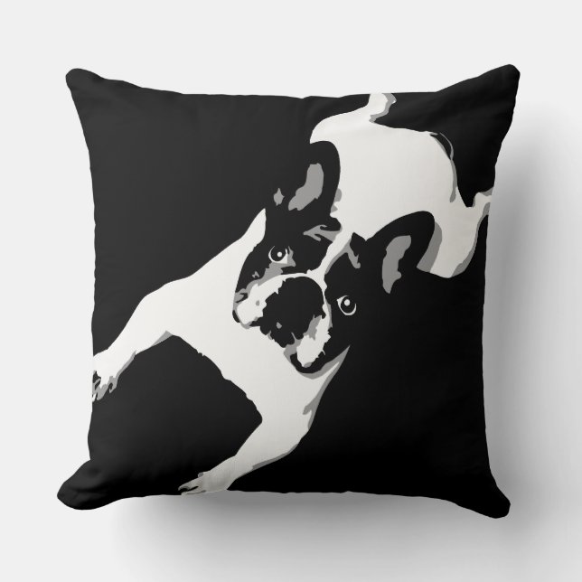 Coussin Bouledogue français (Recto)
