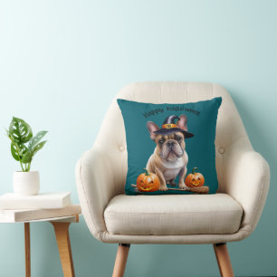 Coussin Bouledogue français Halloween