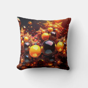 Coussin Boules D'Or Et Étoiles Fractées